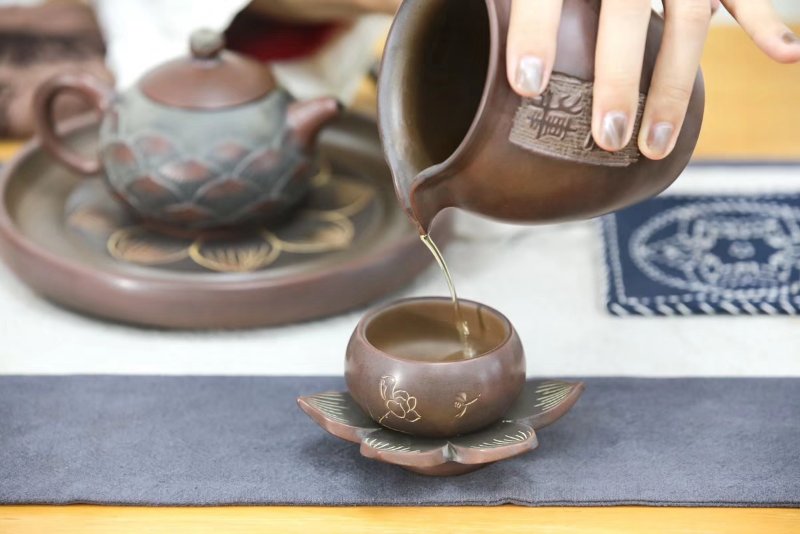 钦州坭兴陶市级工艺大师精品壶